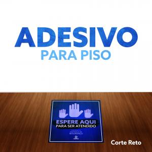 Adesivo Para Piso Adesivo Leitoso  4x0 Película Protetora Corte Reto 