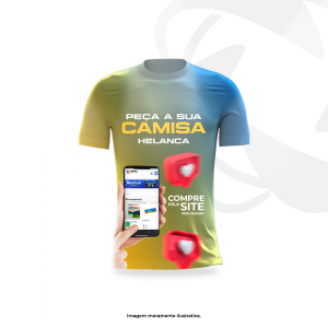 Camisa Tecido Helanca Helanca  4x4 Sublimação Composição 100% Poliéster 