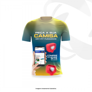 Camisa Tecido Dry-Fit Furadinho Dry-Fit  4x4 Sublimação Composição 100% Poliéster Gramatura 130g