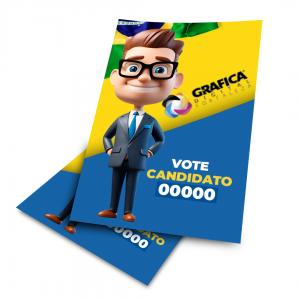 Cartaz Tam. A3 - 4x0 - (Política) Couchê 90g 30x42 4x0 / Só Frente Brilho Corte Reto 