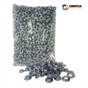 Pacote Ilhós Macho Ferro Galvanizado Tamanho 10.5mm   Material Resistente 