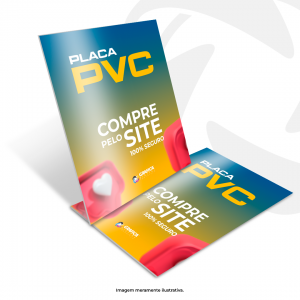 PLACA PVC M² PVC 1mm, 2mm ou 3mm  4x0  Corte Reto 