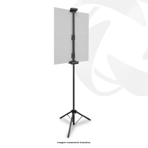 PORTA BANNER – TRIPÉ COM GARRAS Metal Totalmente aberto 200cm / Fechado 130cm  Pintura Eletrostática  