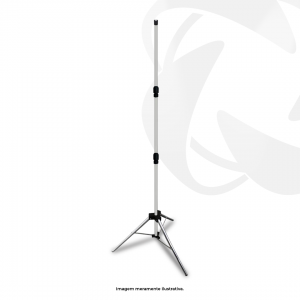 PORTA BANNER – TRIPÉ Pedestal em alumínio Totalmente aberto 180cm  2 Estágios / Fechado 75cm  